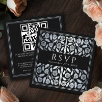 Code QR de réponse pour le mariage royal avec épée