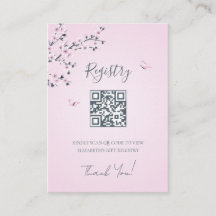 Code QR du registre des cadeaux | Baby shower de p