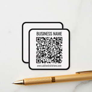 Carte D'accompagnement Code QR instantané (entrez l'URL de votre site Web