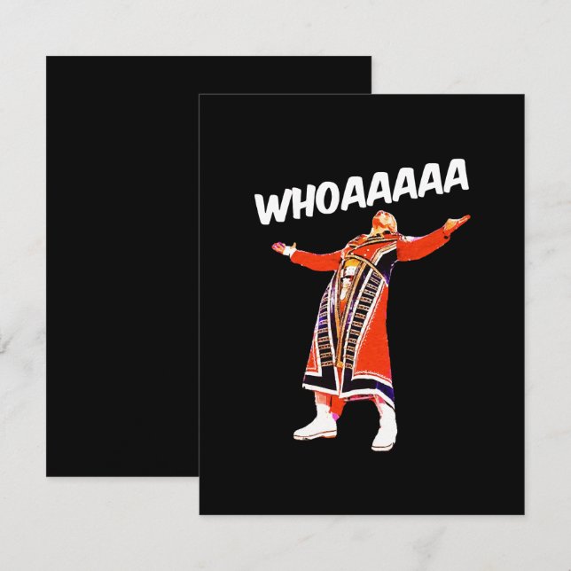 Carte D'accompagnement Cody whoaaa (Devant / Derrière)