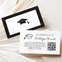 College Fund Qr Code Simple Graduation