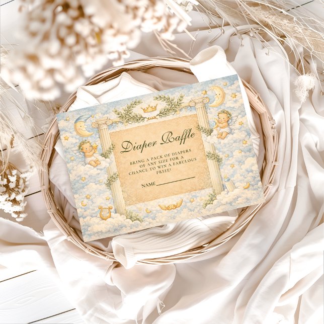 Carte D'accompagnement Colonnes Classiques Grecques Tirage Diapper (Créateur téléchargé)