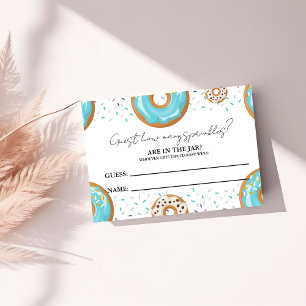 Carte D'accompagnement Combien de SPrinkles dans le jeu de Baby shower Ja