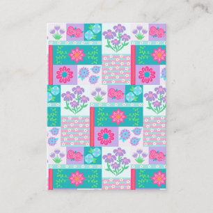 Carte D'accompagnement Conception de fleurs vibrantes en fleurs