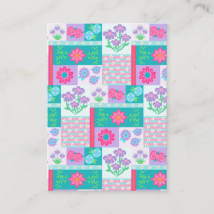 Carte D'accompagnement Conception de fleurs vibrantes en fleurs