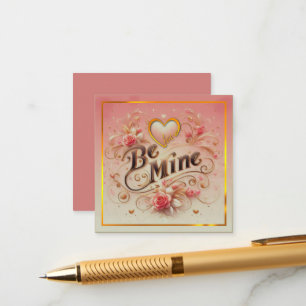 Carte D'accompagnement Conception de la Saint-Valentin Sois Mienne avec C