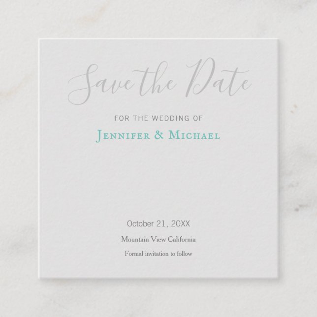 Carte D'accompagnement Conception de mariage professionnelle moderne, enr (Devant)