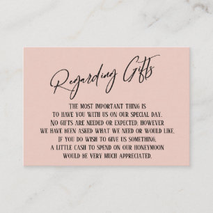 Carte D'accompagnement Concernant Les Cadeaux Écriture Manuelle Moderne S