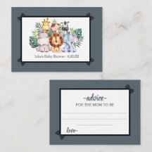 Conseil Baby shower sauvage Jungle Safari
