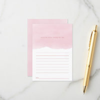 Conseil en aquarelle rose pour maman Baby shower