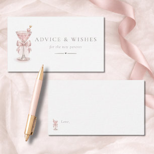 Carte D'accompagnement Conseils pour les parents maman pour une baby show