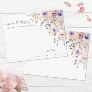 Carte D'accompagnement Conseils pour une fête prénuptiale sur le thème de