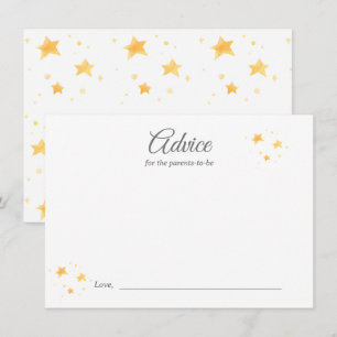 Carte D'accompagnement Conseils Twinkle Twinkle pour l'activité Baby show