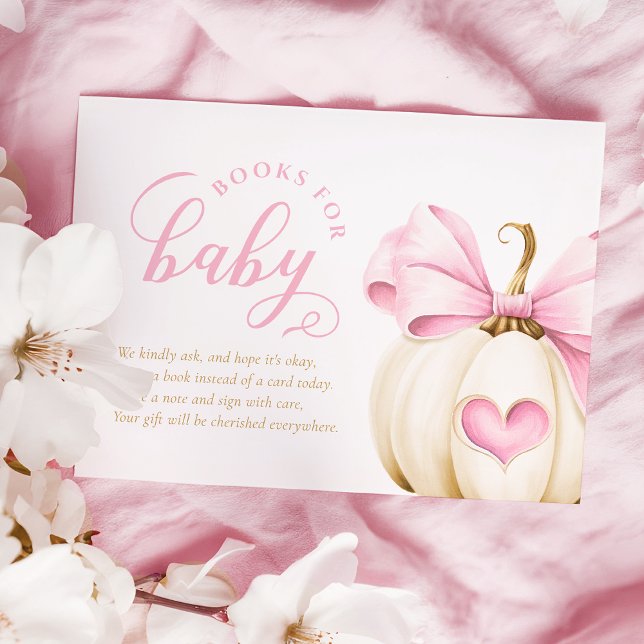 Carte D'accompagnement Coquette Citrouille livres pour filles pour bébé (Créateur téléchargé)