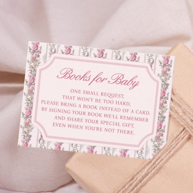 Carte D'accompagnement Coquette Love Shack Baby showers Livres Pour Bébé (Créateur téléchargé)