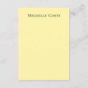 Carte D'accompagnement Couleur crème Minimaliste Plain élégant moderne