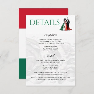 Carte D'accompagnement Couple mexicain
