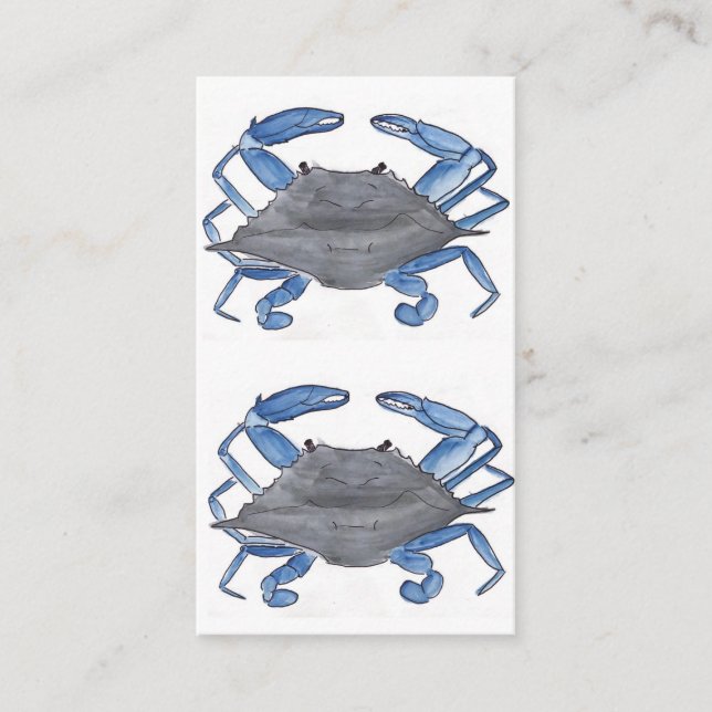 Carte D'accompagnement Crabe bleu (Devant)
