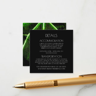 Carte D'accompagnement Créez votre propre feuille verte personnalisée