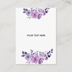 Carte D'accompagnement Créez Votre Propre Floral