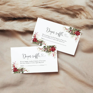 Carte D'accompagnement Crochet rouge de Noël