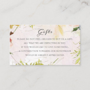 Carte D'accompagnement Croquis dans Spring Oil Paints Honeymoon Fund