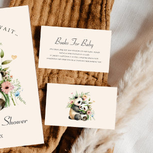 Carte D'accompagnement Cuisine ours Baby shower Demande de réservation Ro