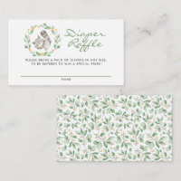Cute Baby Raccoon Wreath Baby shower Déchets Raffl