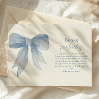 Cute Blue Bow Ribbon Baby Boy Books for Baby