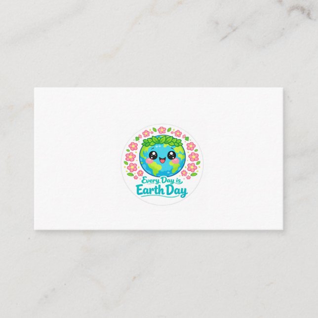 Carte D'accompagnement Cute Earth Day Enclosure Card (Devant)