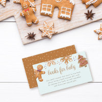 Cute Gingerbread Man Baby showers Livres Pour Bébé