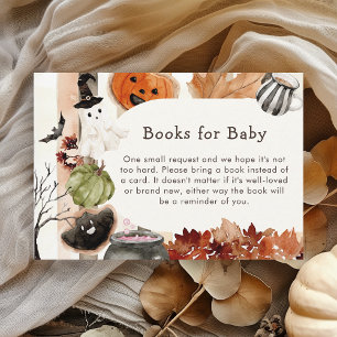 Carte D'accompagnement Cute Halloween Ghost Citrouille Livres pour bébé