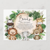 Cute Jungle Safari Animaux Green Books for Baby