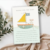 Cute Pirate Souris Sailboat Livres Pour Baby showe
