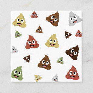 Carte D'accompagnement Cute Poop emoji funny