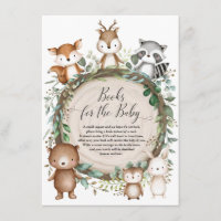 Cute Rustic Woodland Forest Animaux Livres pour bé