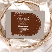 Cute Terracotta Cielito Lindo Diapper Raffle