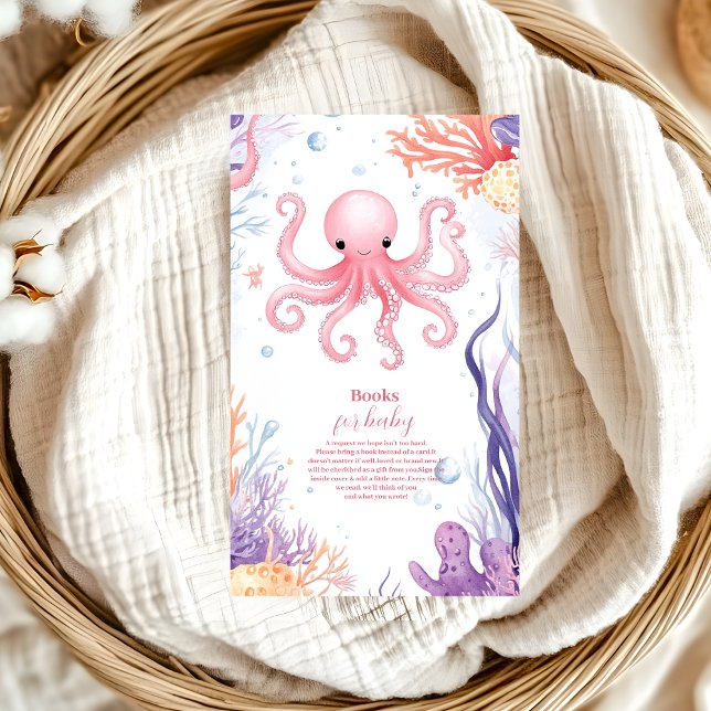 Carte D'accompagnement Cute Under the Sea Livres pour bébé (Créateur téléchargé)