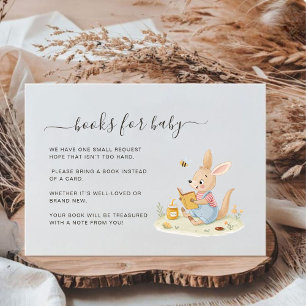 Carte D'accompagnement Cute Watercolor Kangaroo's Baby Books for Baby