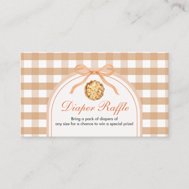 Carte D'accompagnement Cutie Pie est sur le chemin Baby shower Déchets Ra (Devant)