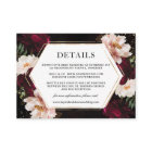 Dark Moody Bourgogne Blush Peonies Floral Mariage