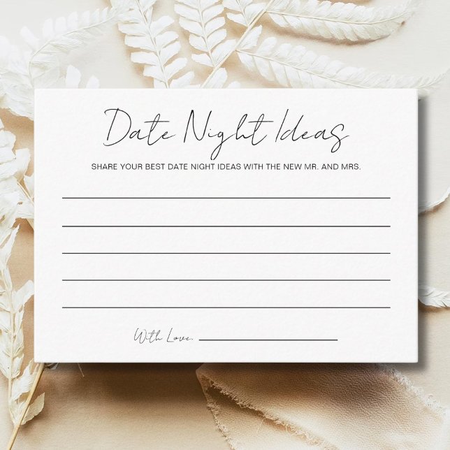 Carte D'accompagnement Date Nuit Idées Conseil Mariage Fête des mariées J (Créateur téléchargé)