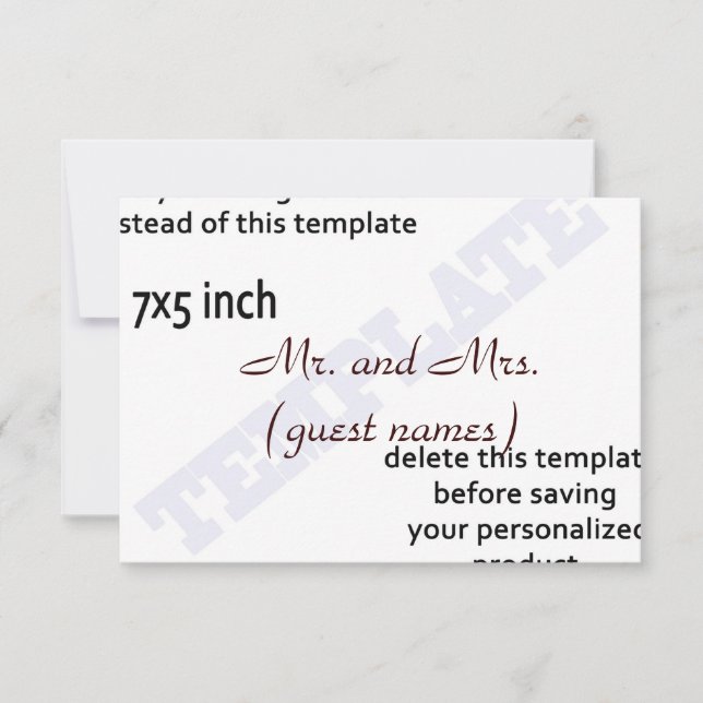 CARTE D'ACCOMPAGNEMENT DE MARIAGE MODÈLE (Devant)