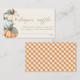 Carte D'accompagnement Déchets - Baby shower Automne Rustique Rustique  