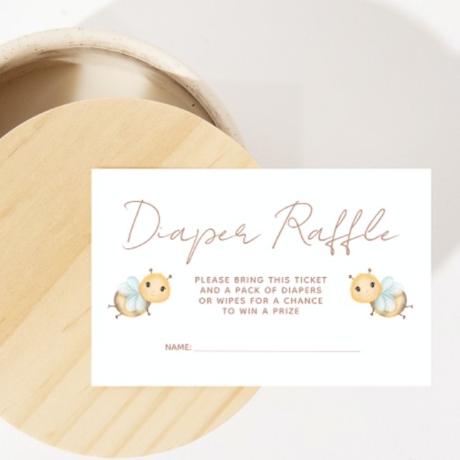Carte D'accompagnement Déchets Raffle mignon Bumblebee Genre Neutre Douch (Créateur téléchargé)
