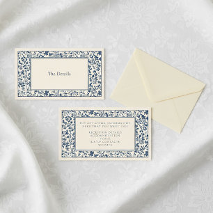 Carte D'accompagnement Découvrir le style vintage floral les détails