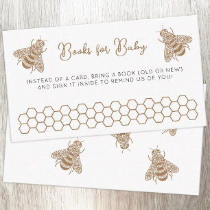 Carte D'accompagnement Demande de Baby shower de Honey Bee