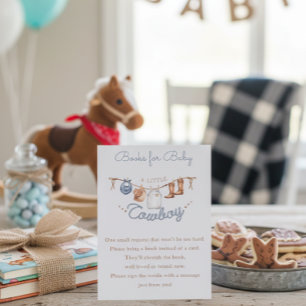 Carte D'accompagnement Demande de Baby shower de Little Cowboy Canyon