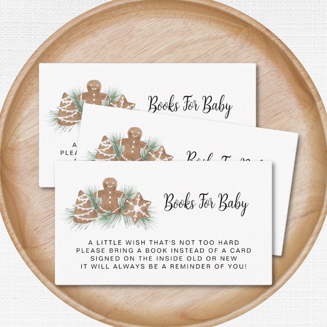 Carte D'accompagnement Demande de Baby shower de Noël (Créateur téléchargé)