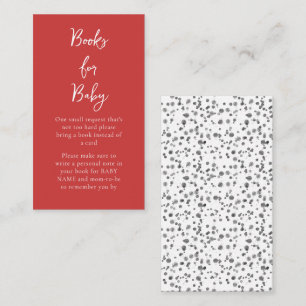 Carte D'accompagnement Demande de Baby shower de réservation de ports de 